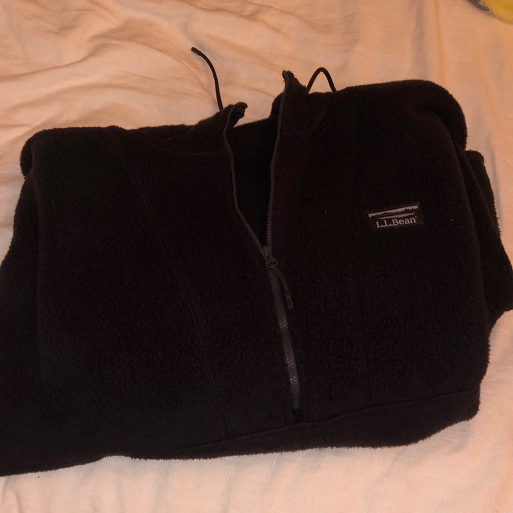 Oversized L.L. BEAN fleece quarter zip